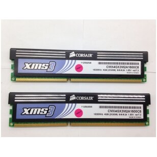 Corsair XMS3 DDR3 4GB (2x2GB) 1600MHz CMX4GX3M2A1600C8
