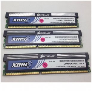 Corsair XMS3 DDR3 6GB (3x2GB) 1333MHz CMX6GX3M3A1333C9