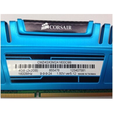 Corsair Vengeance DDR3 4GB (2x2GB) 1.50V 1600MHz CMZ4GX3M2A1600C9B 2