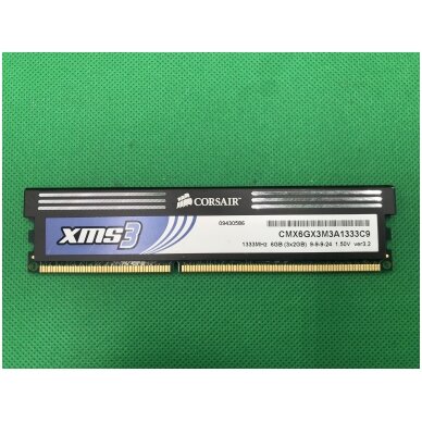Corsair XMS3 DDR3 2GB (1x2GB) 1333MHz CMX6GX3M3A1333C9