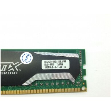 Crucial Ballistix Sport DDR3 1600MHz 4GB (2x2GB) BLS2G3D1609DS1S00.8FMR 3