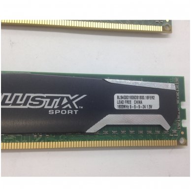 Crucial Ballistix Sport DDR3 1600MHz 8GB (2x4GB) BLS4G3D1609DS1S00.16FER2 2