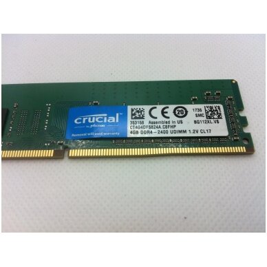 Crucial by Micron DDR4 2400MHz 4GB (1x4GB) CT4G4DFS824A.C8FHP 2