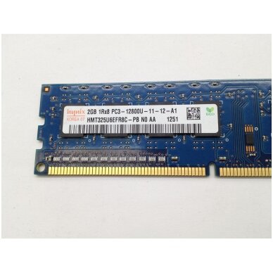 Hynix 1Rx8 PC3-12800U 2GB (1x2GB) DDR3 1600MHz HMT325U6EFR8C-PB 3