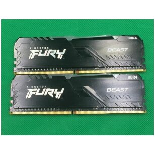 Kingston Fury Beast DDR4 DIMM 16GB (2x8GB) KF432C18BBAK2/16-KO