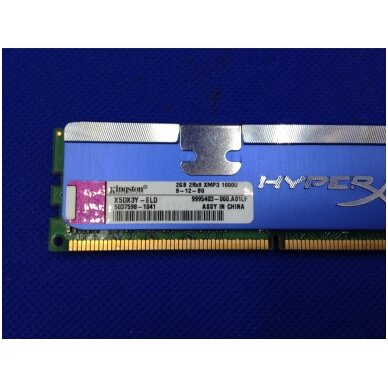 Kingston HyperX 1600MHz DDR3 2GB (1x2GB) 2RX8 XMP3 1600U 2
