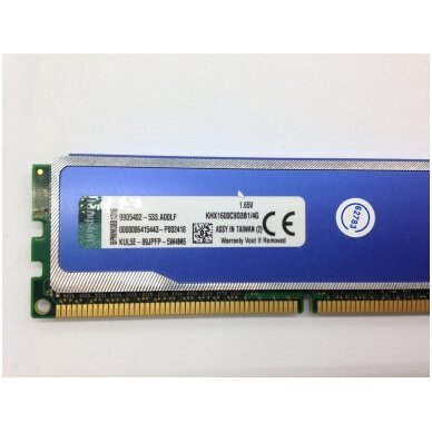 Kingston HyperX Blu 1600MHz DDR3 4GB (1x4GB) KHX1600C9D3B1/4G 2