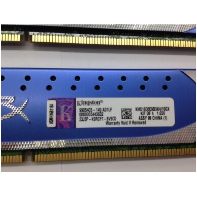 Kingston HyperX Genesis 1600MHz DDR3 16GB (4x4GB) KHX1600C9D3K4/16GX 3