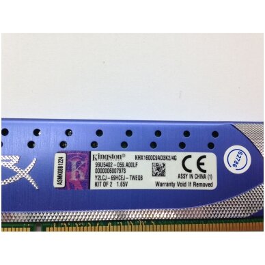 Kingston HyperX Genesis 1600MHz DDR3 4GB (2x2GB) KHX1600C9AD3K2/4G 3