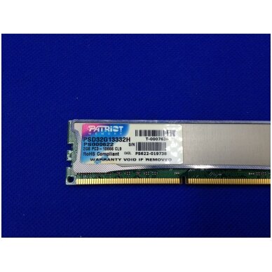 Patriot 2GB (1x2GB) DDR3 1333MHz PSD32G13332H 2
