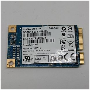 SanDisk X100 SD5SF2-032G-1010E mSATA 32 GB SSD m.Sata