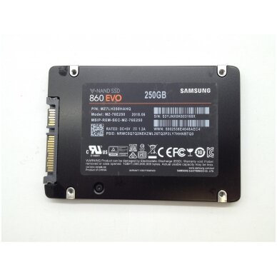 Samsung V-NAND 860 EVO MZ-76E250 SSD SATA III 2.5'' 250GB