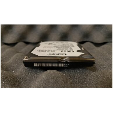USB-B 2.0 2.5" 500GB talpos vidinis HDD kietasis diskas WD5000BMVU 3